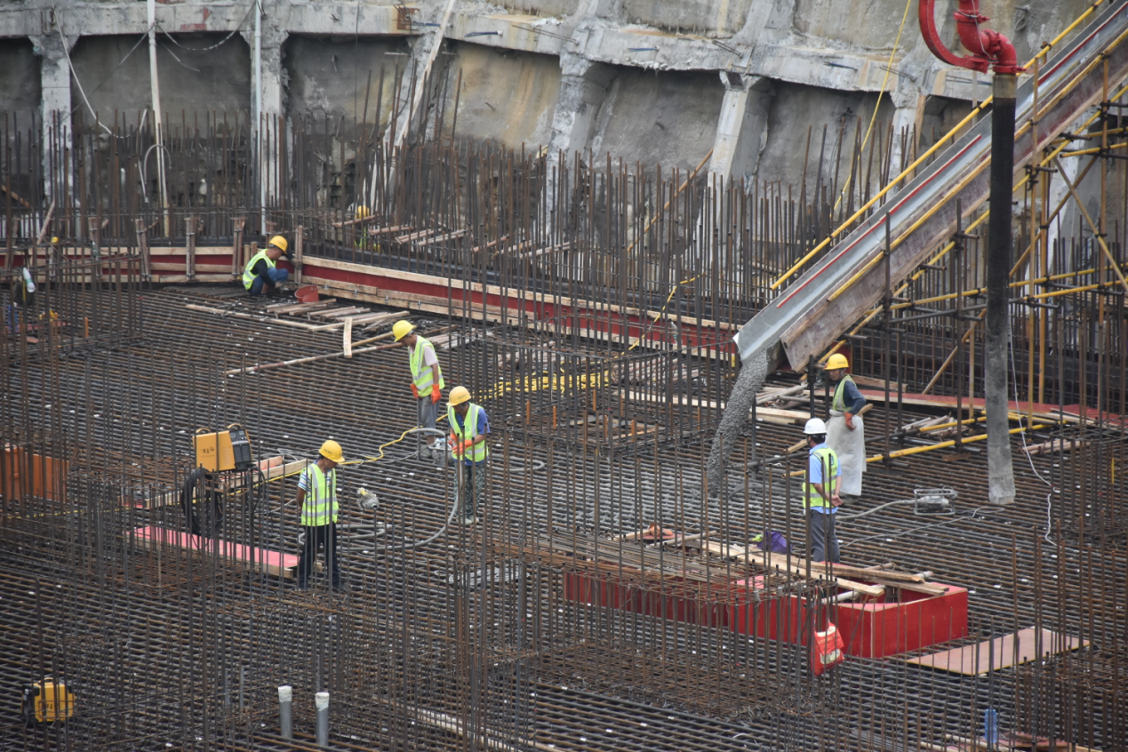 友誼監(jiān)理 | 湖南第二高樓完成筏板澆筑,建設步伐再提速